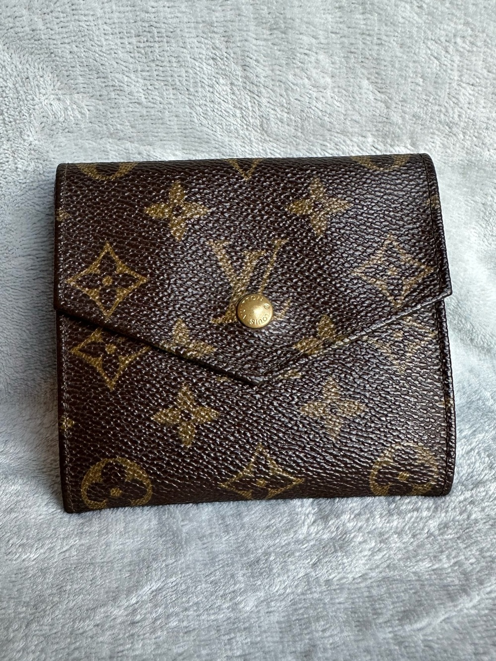 Vintage Louis Vuitton Elise Wallet Monogram Vintage 1992 Compact Snap Wallet